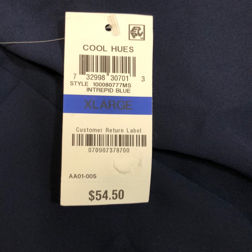 JM Collection Split Neck Tunic - Picture 7 of 7